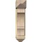 Ekena Millwork Balboa Arts and Crafts Rough Sawn Bracket w/ Offset Brace, Douglas Fir, 8"W x 22"D x 34"H BKT0806X22X34BOA03RDF - alternate 2